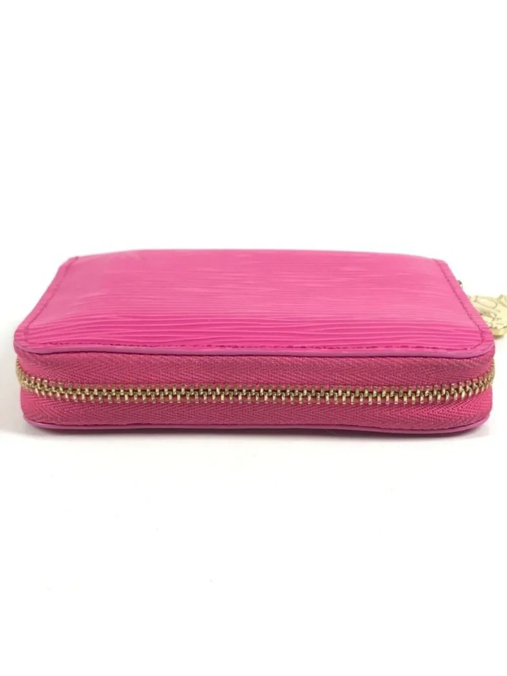 Louis Vuitton Coin Case LV TM Zippy Purse Epi Leather Pink